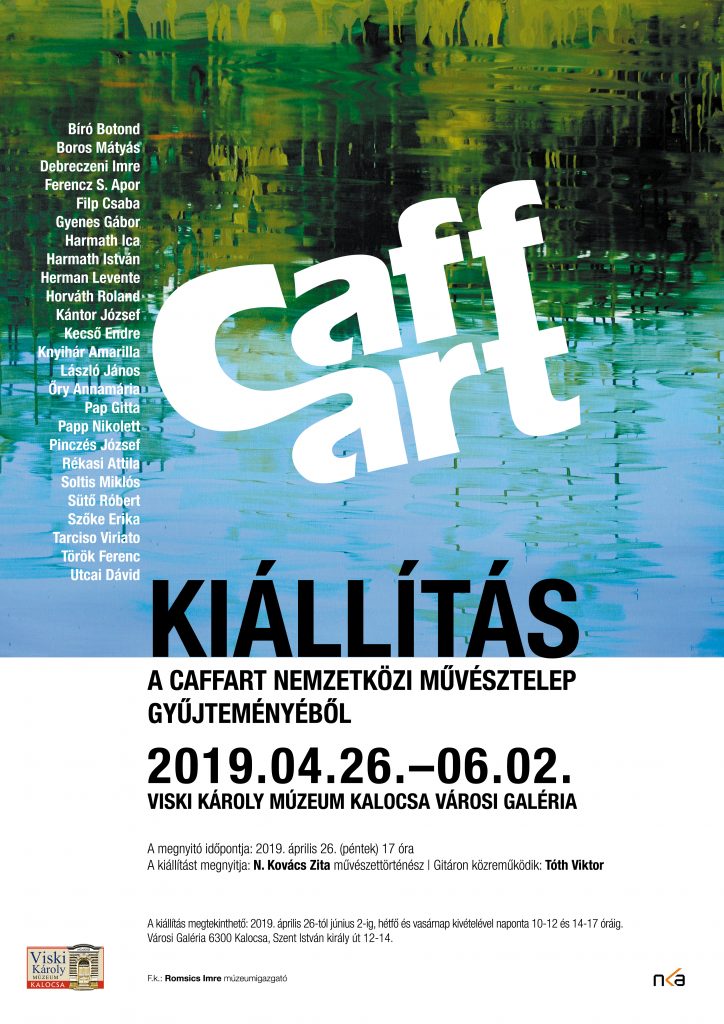 Caffart csoportos kiállítás Rékasi Attila részvételével - Kalocsa